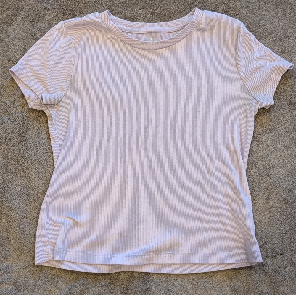 Women's Gap Tee In Pale Lavender, Size Small